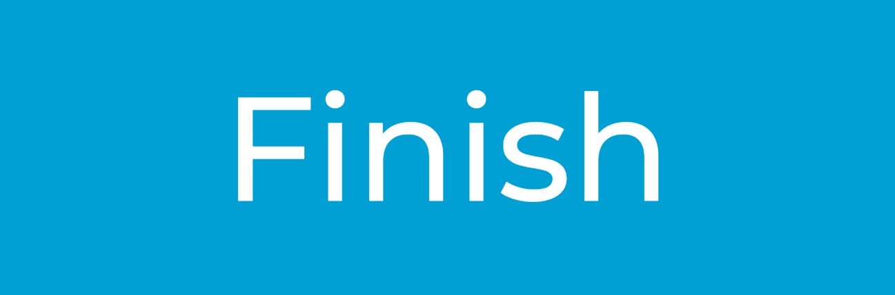 Finish Button